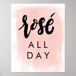Rosé All Day Poster
