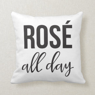 Rose all day Throw Pillow