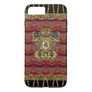 Rose Alley Girly 7 Plus  Monogram iPhone 8 Plus/7 Plus Case