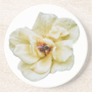 Rose and Bee Coaster