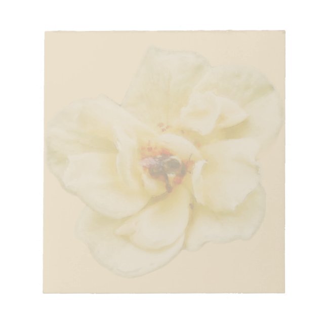Rose and Bee Notepad (Front)