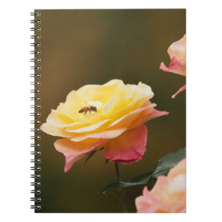 Rose and Bee Tote Notebook