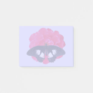 Rose and Butterfly Post-it Notes