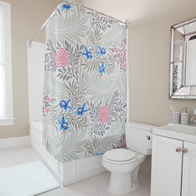 Rose and Larkspur, William Morris (In Situ)