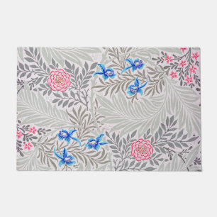 Rose and Larkspur, William Morris Doormat
