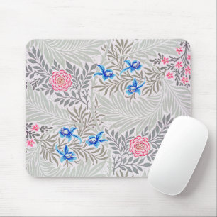 Rose and Larkspur, William Morris Mouse Pad