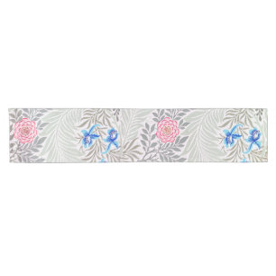 Rose and Larkspur, William Morris Short Table Runner