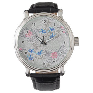 Rose and Larkspur, William Morris Watch