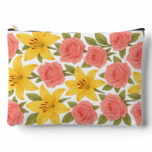 Rose and Lily Print Cut Sew Bag