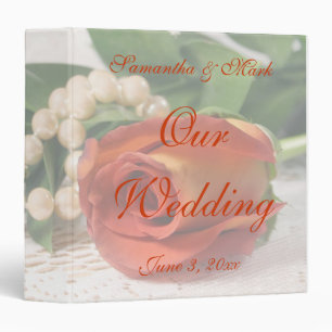 Rose and Pearls  binder