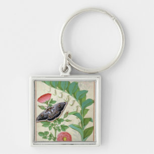 Rose and Polygonatum Keychain