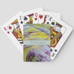 Rose and Rain Classic Playing Cards
