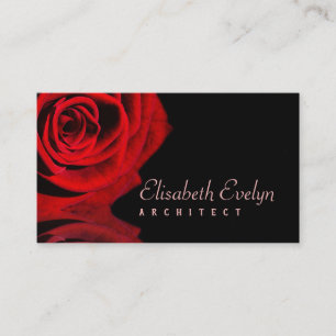 Rose And Reflection Business Card
