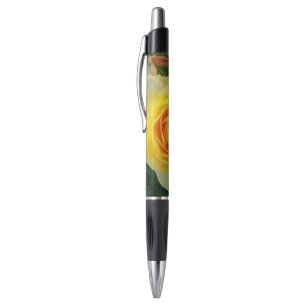 rose and rosebud pen