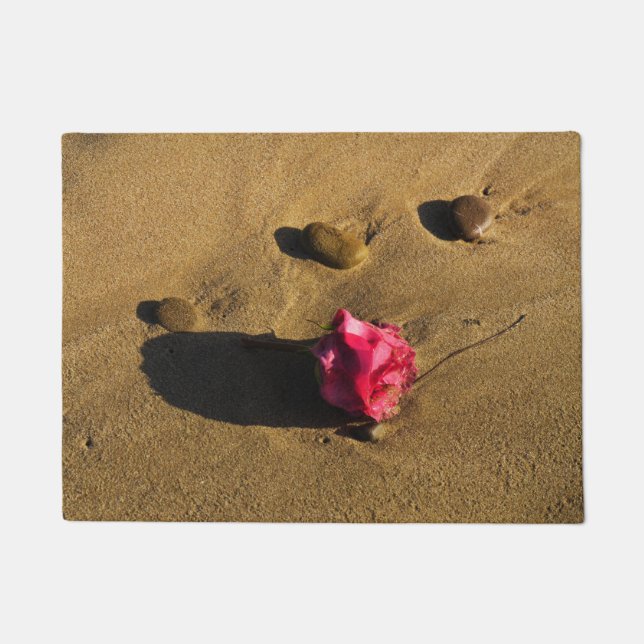 Rose and Stones Doormat (Front)