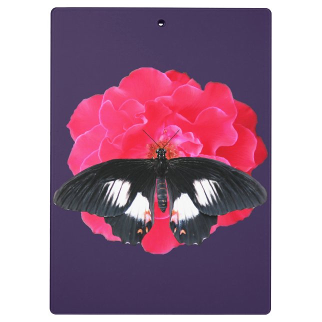 Rose and Swallowtail Clipboard (Back)