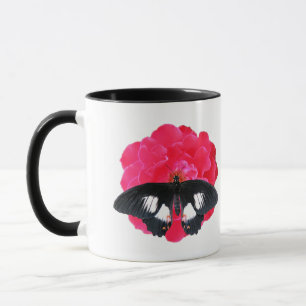 Rose and Swallowtail Mug