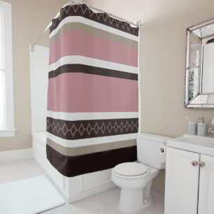 Rose and Wood Stripes