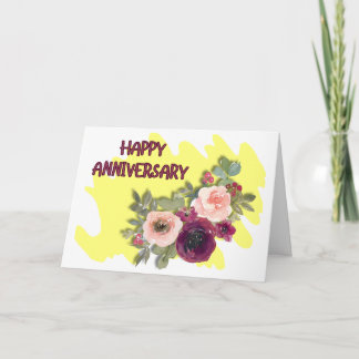 Rose Anniversary Card
