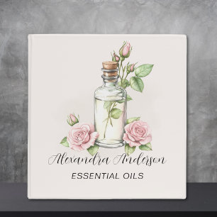Rose Apothecary Essential Oils Log Binder
