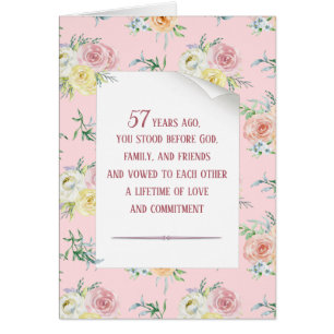 Rose aquarelle 57e anniversaire