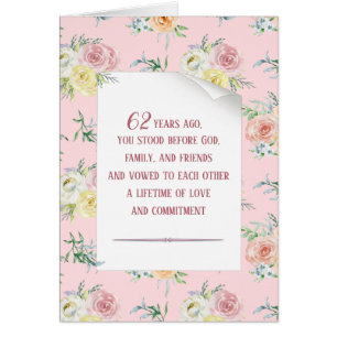 Rose aquarelle 62e anniversaire