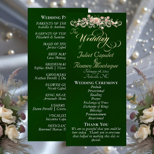 Rose Arc - Emerald Wedding Program