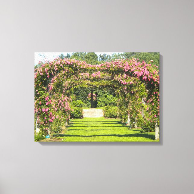 Rose Arch Wrapped Canvas Prints (Front)