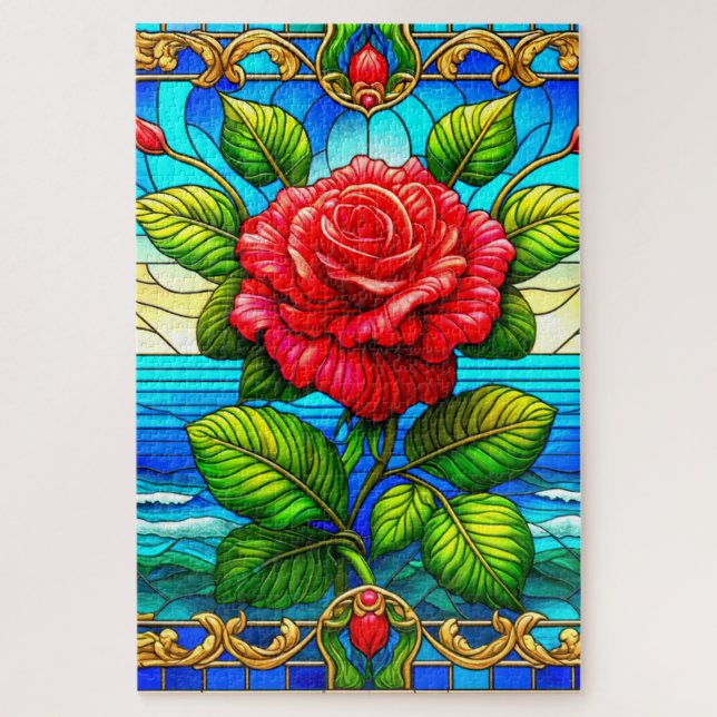 Rose Art Jigsaw Puzzle (Vertical)