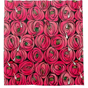 Rose Art Nouveau Rennie Macintosh Graphic