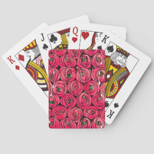 Rose Art Nouveau Rennie Macintosh Graphic Playing Cards