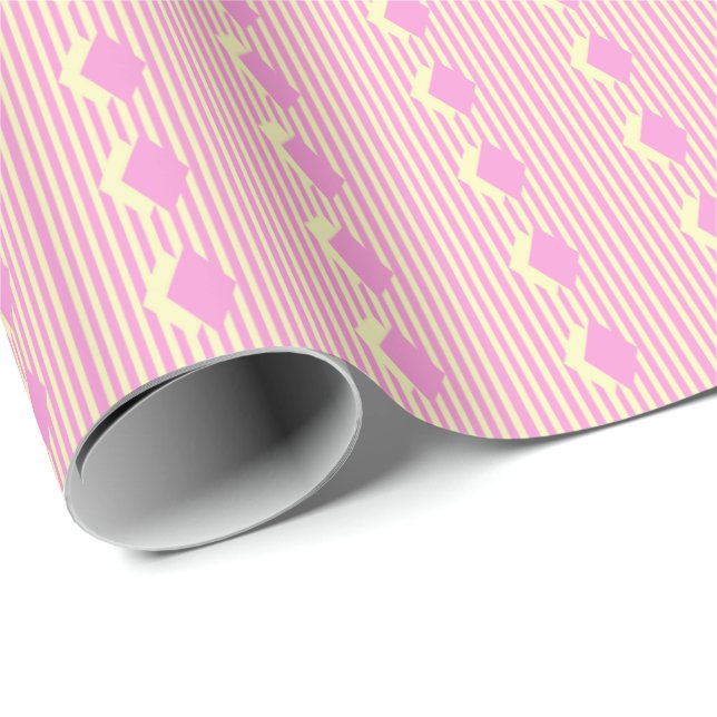Rose Avenue Diamond Wrapping Paper (Roll Corner)