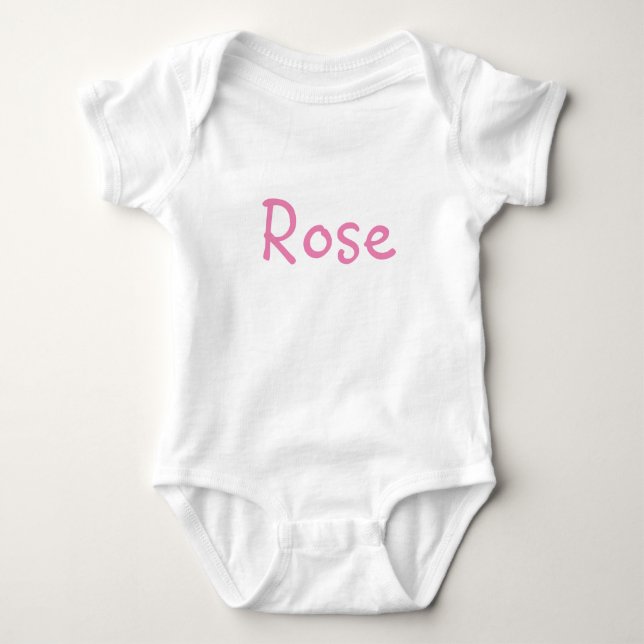 Rose Baby Bodysuit (Front)