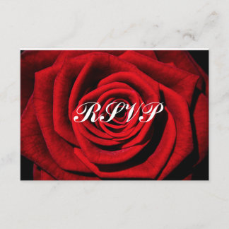 Rose Background Flower Wedding/Sweet Sixteen RSVP