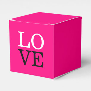 Rose Background Love Wedding Favor Box