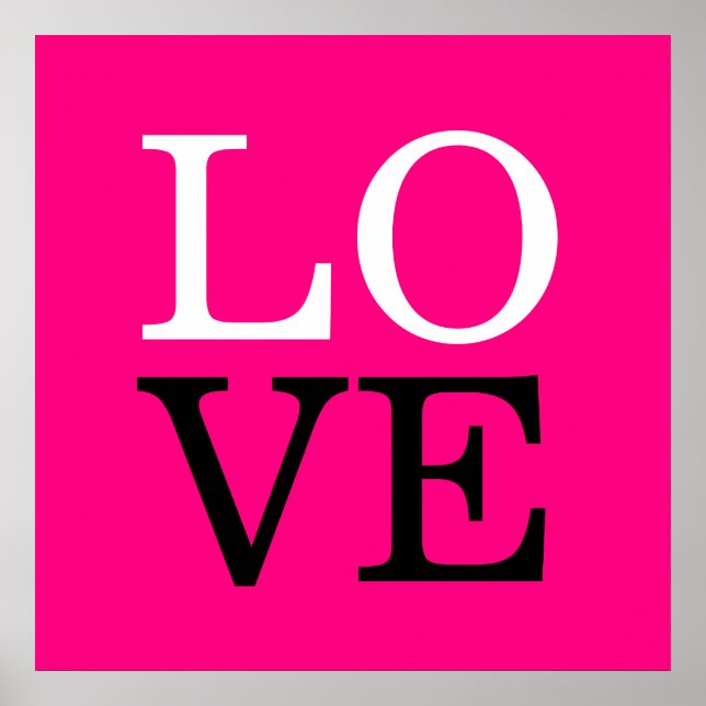Rose Background Love Wedding Poster (Front)