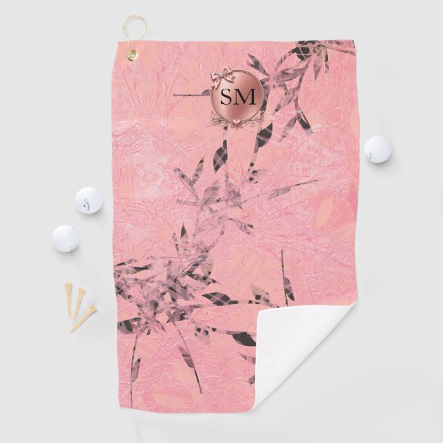 Rose Bamboo Golf Towel (InSitu)