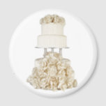 Rose Base Wedding Cake Magnet<br><div class="desc">Rose Base Wedding Cake Wedding Season Ideas Weddings Designs</div>