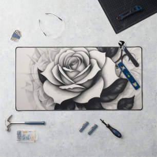 rose blanche Abstraite