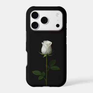 Rose Blanche Pure iPhone 17 Pro Luxe Noir