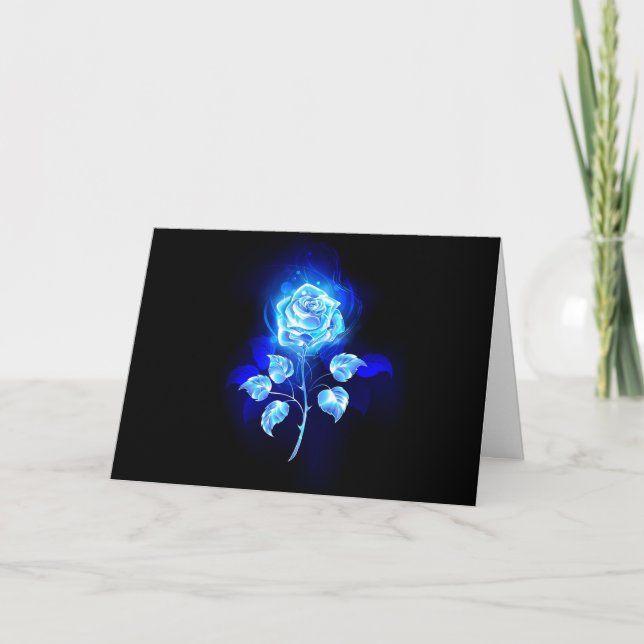 Rose bleu brûlant (Devant)