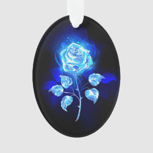 Rose bleu brûlant