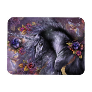 Rose bleu Unicorn Flexi Magnet
