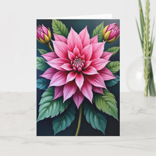 Rose Bloom Birthday Card