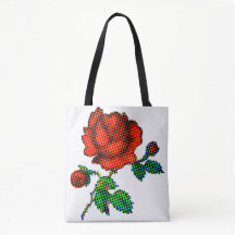 Rose Bloom Halftone Fine Art