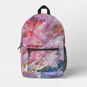 Rose Bloom Printed Backpack