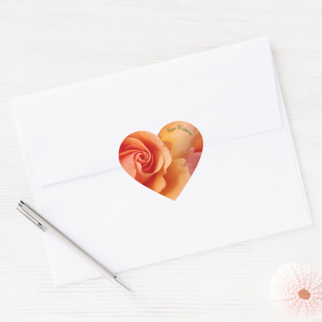 Rose Blossom / Apricot Peach / Envelope Seals (Envelope)