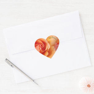 Rose Blossom / Apricot Peach / Envelope Seals