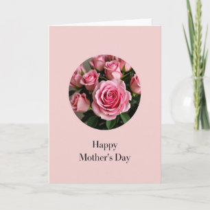 Rose Blush Mothers Day Card