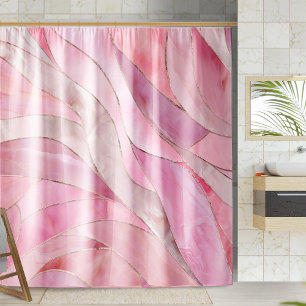 Rose Blush Pink - Mosaic Waves